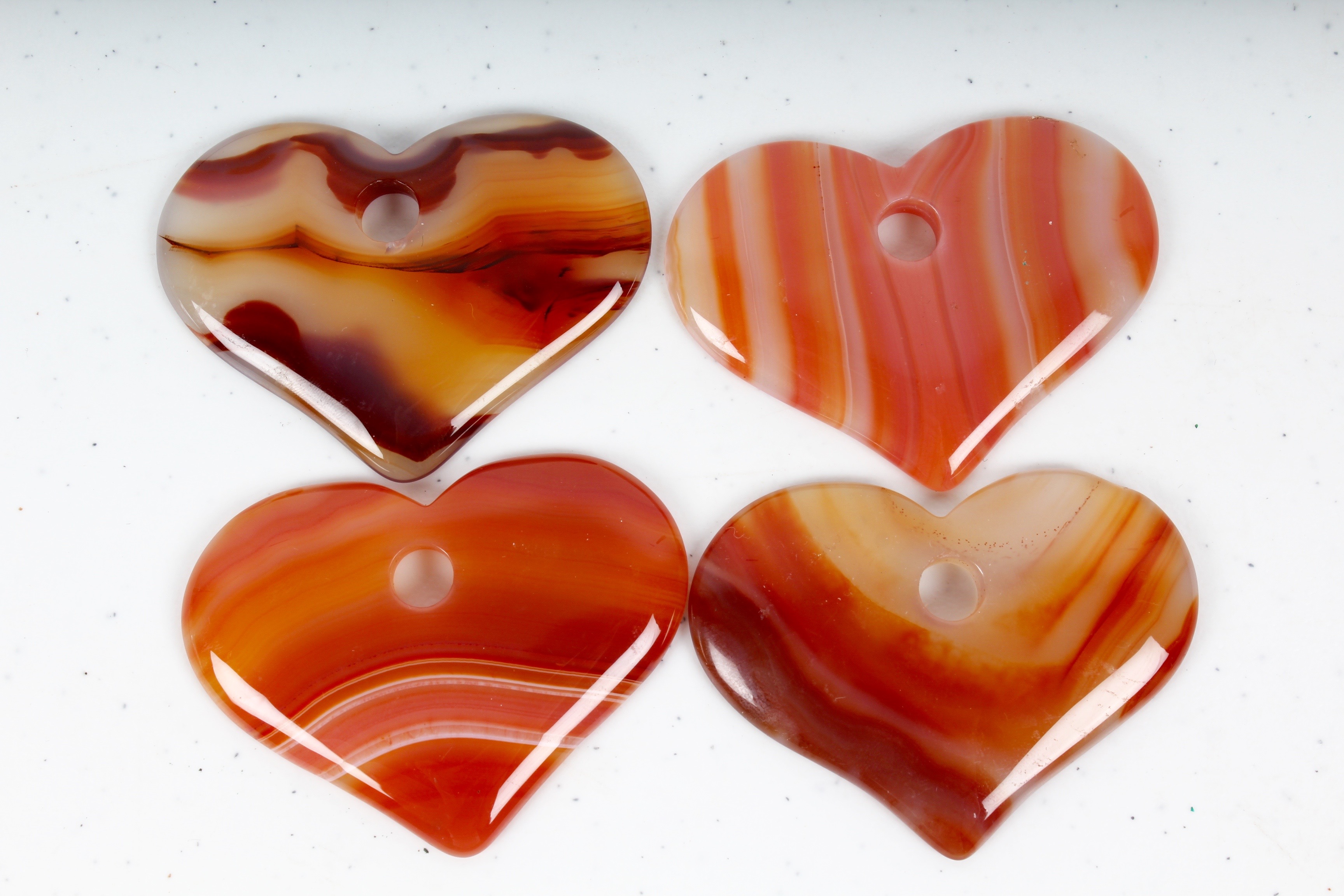 Collection of Polished Agate Pendants