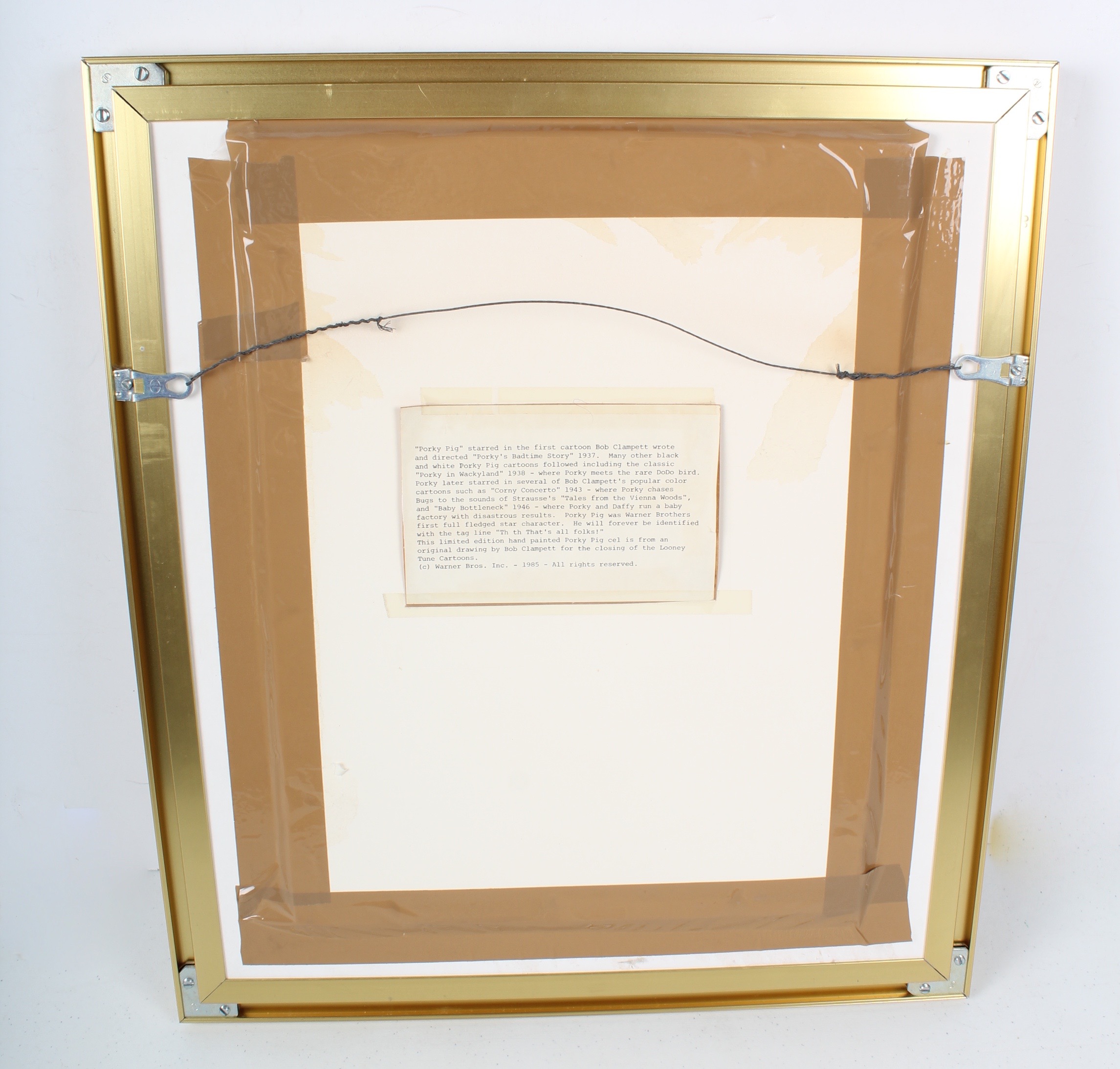 Limited Edition Bob Clampett Cel Painting