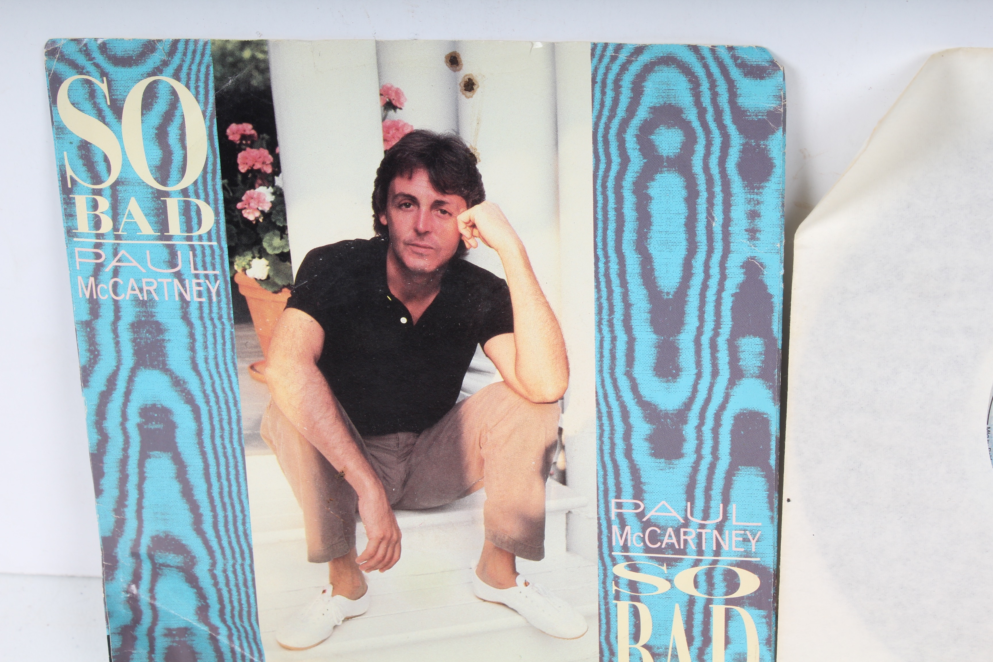 Large Collection of Vintage 45 RPM Records Featuring the Beatles