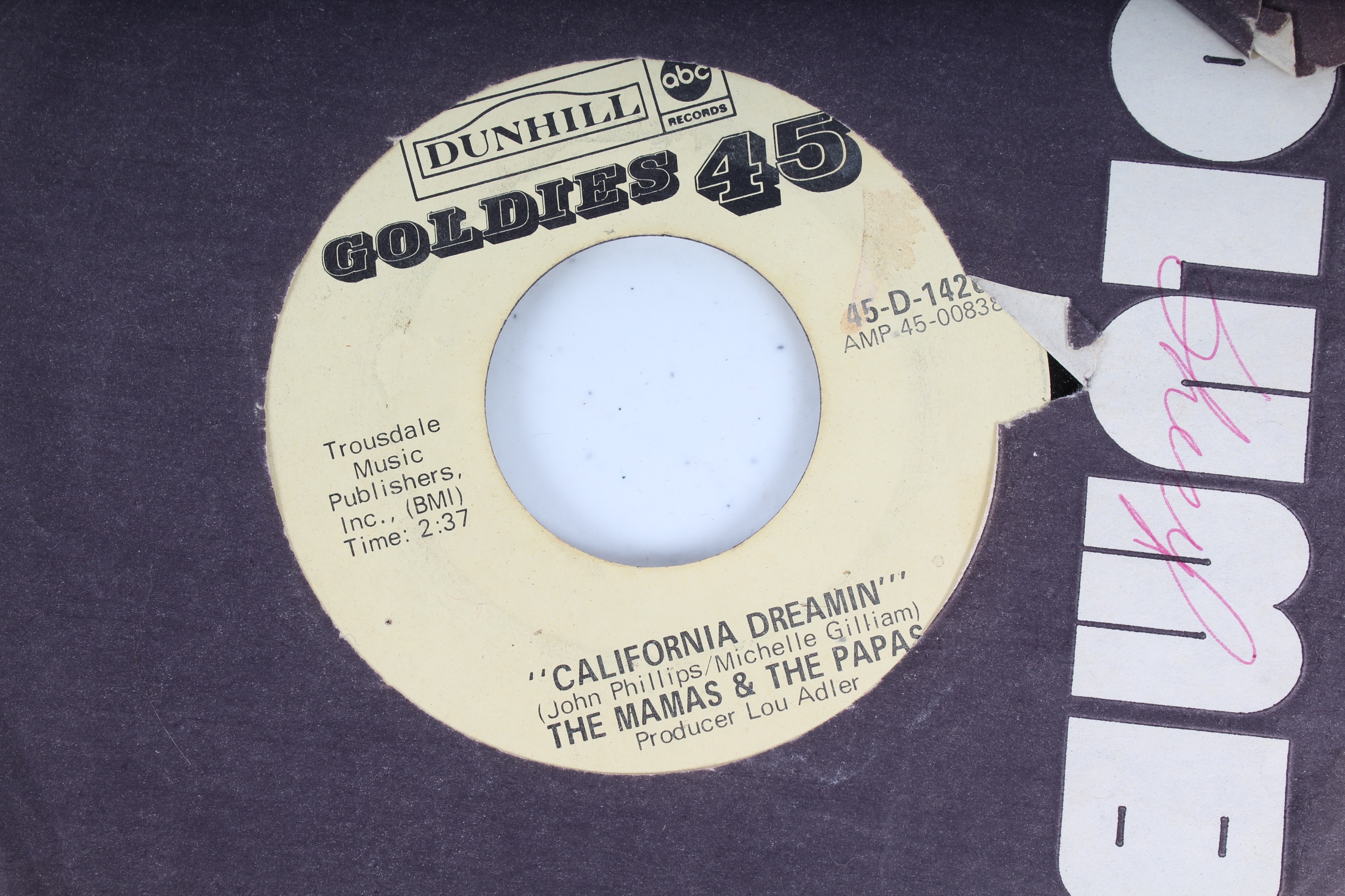 Large Collection of Vintage 45 RPM Records Featuring the Beatles