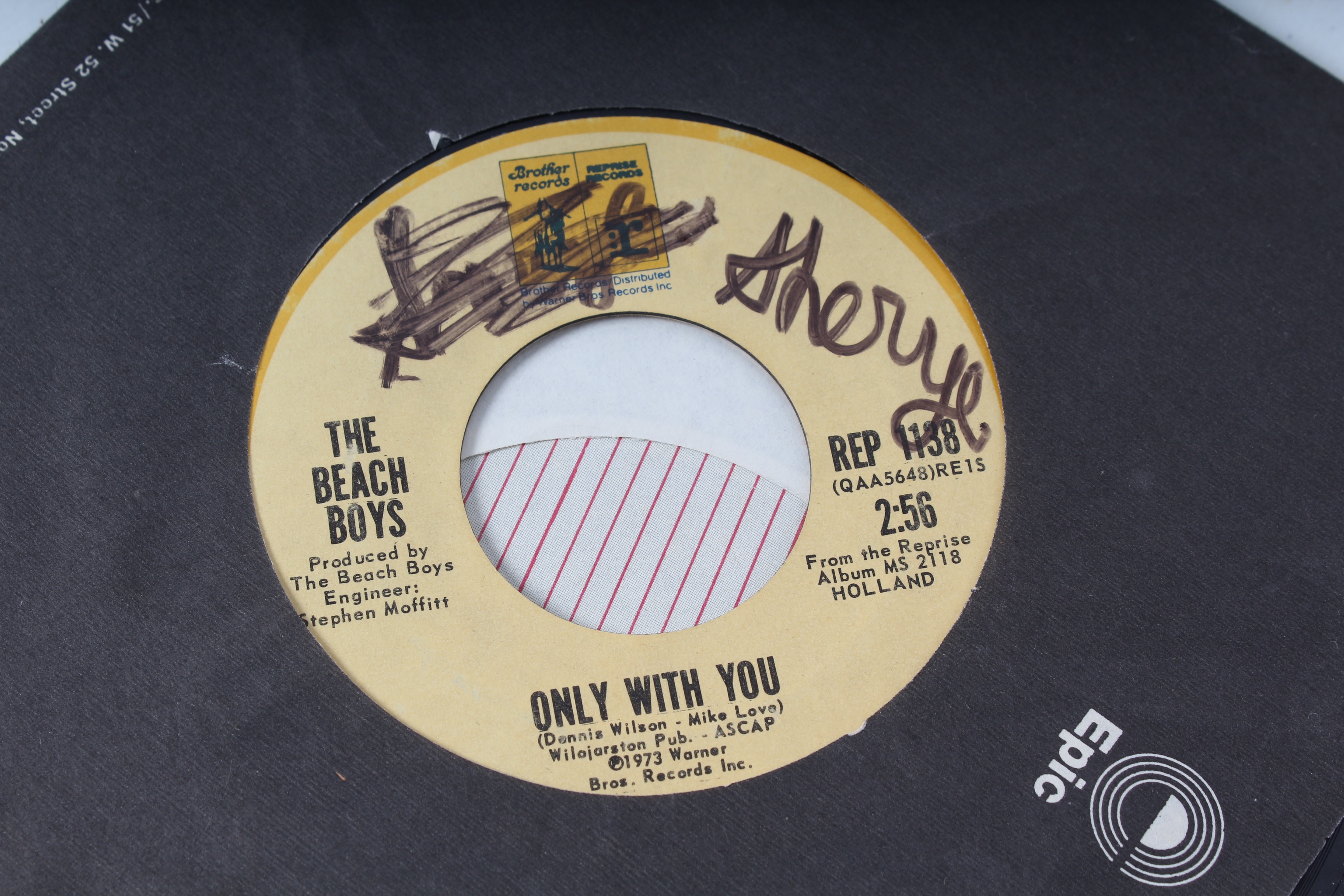 Large Collection of Vintage 45 RPM Records Featuring the Beatles