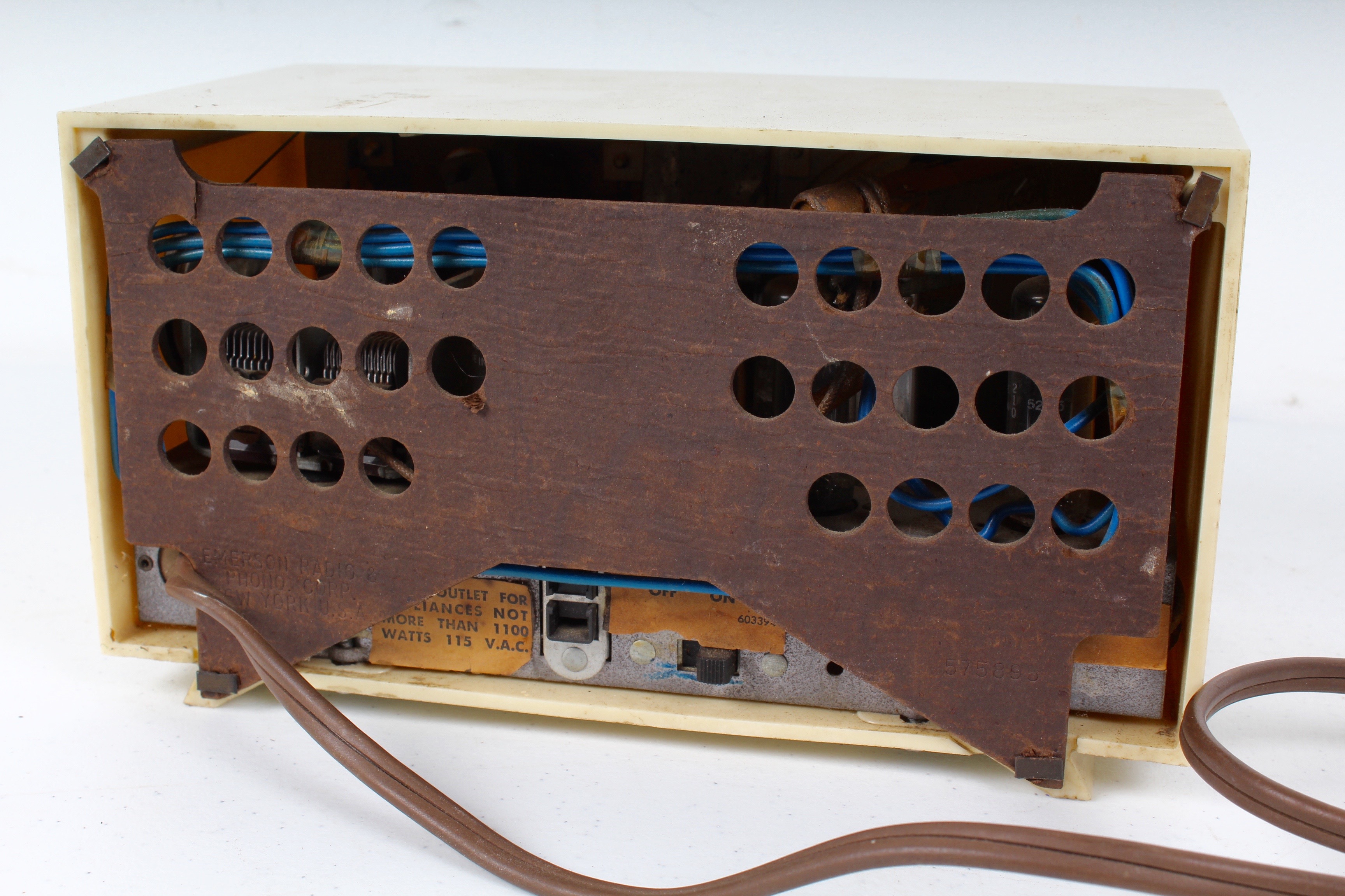 Vintage Bronze Tone Metal Horse Mantle Clock