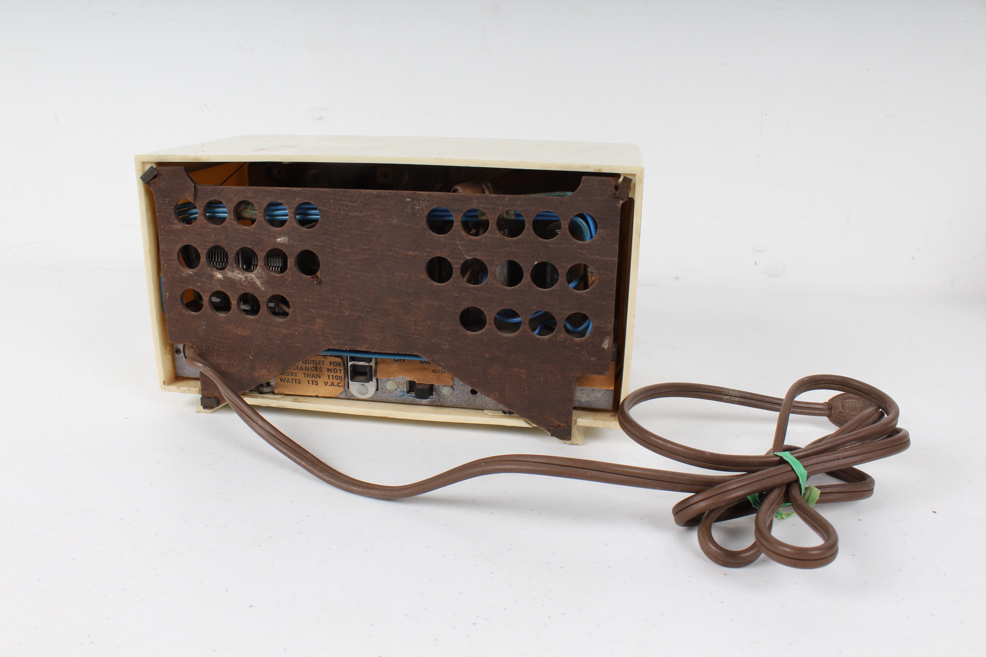 Vintage Bronze Tone Metal Horse Mantle Clock