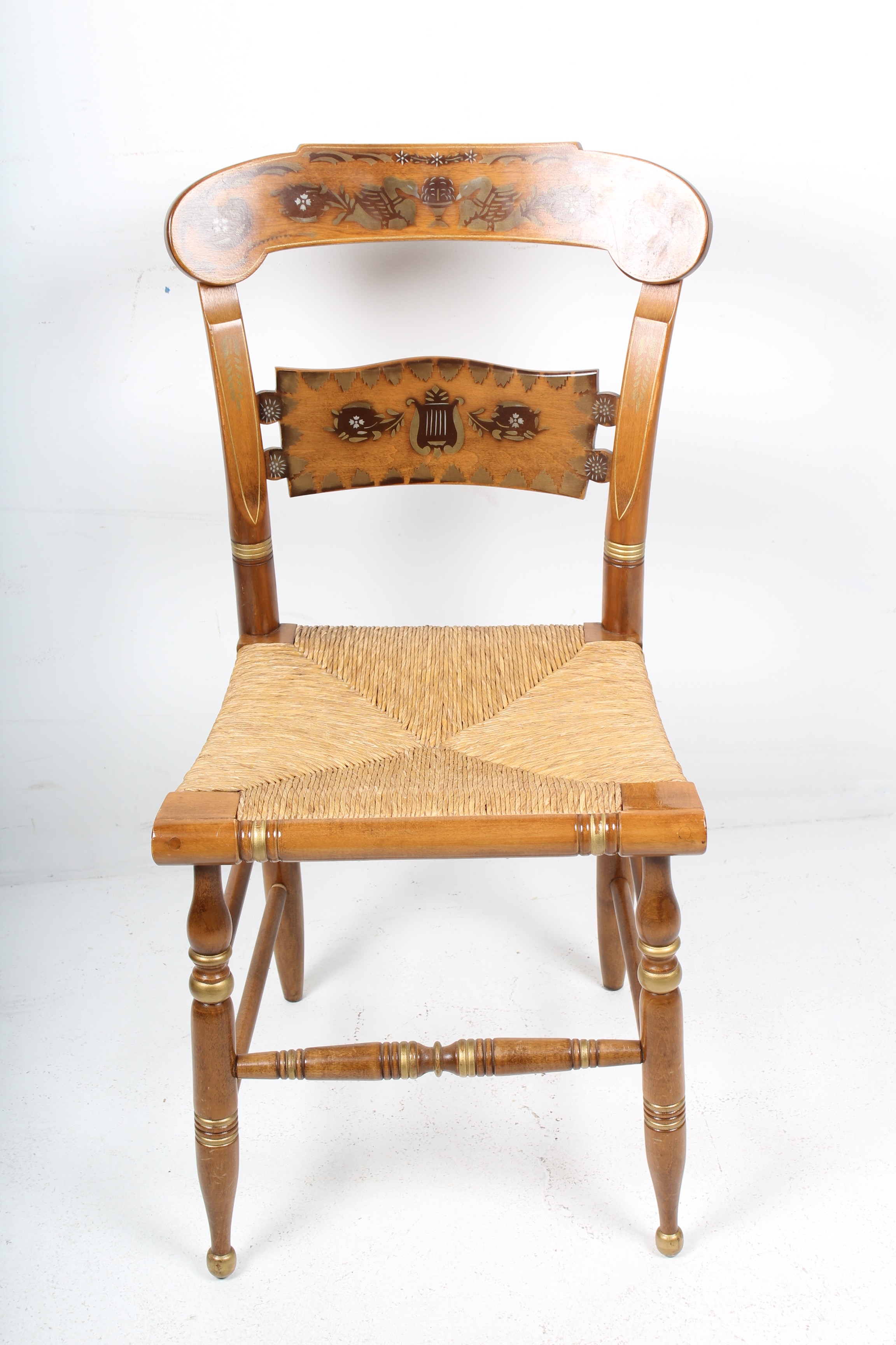 Pair of Ethan Allen Button Back Chairs