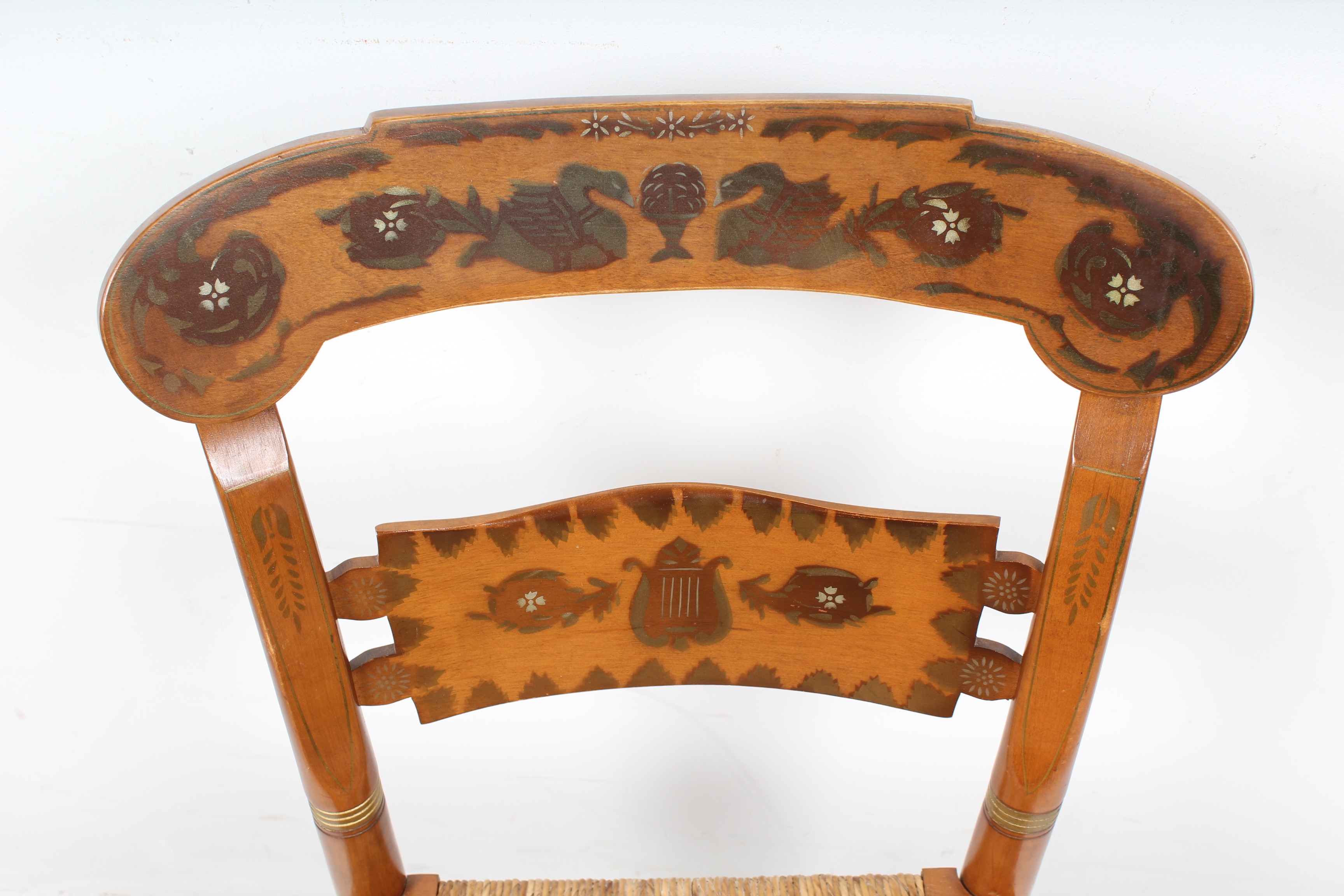 Pair of Ethan Allen Button Back Chairs