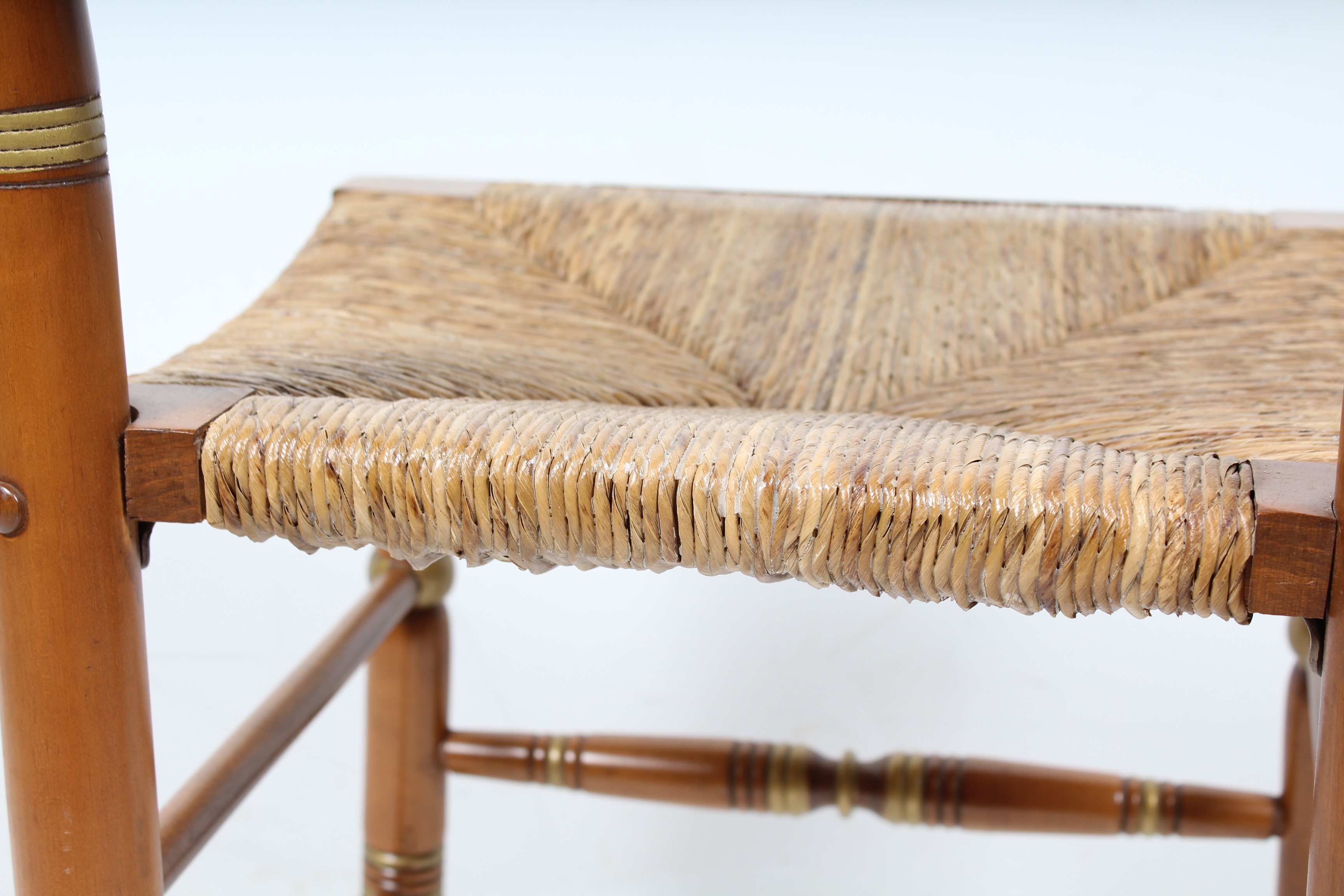 Pair of Ethan Allen Button Back Chairs