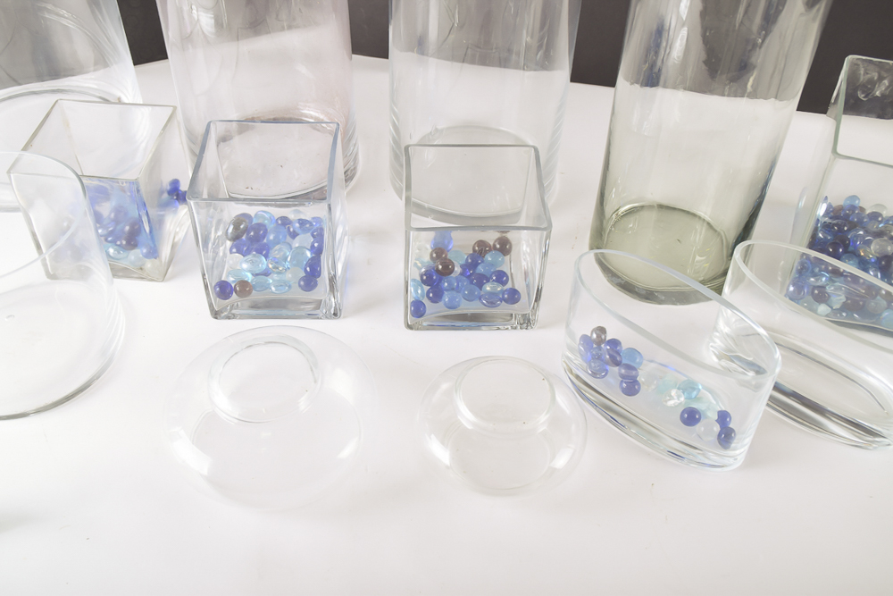 Collection of Glass Vases