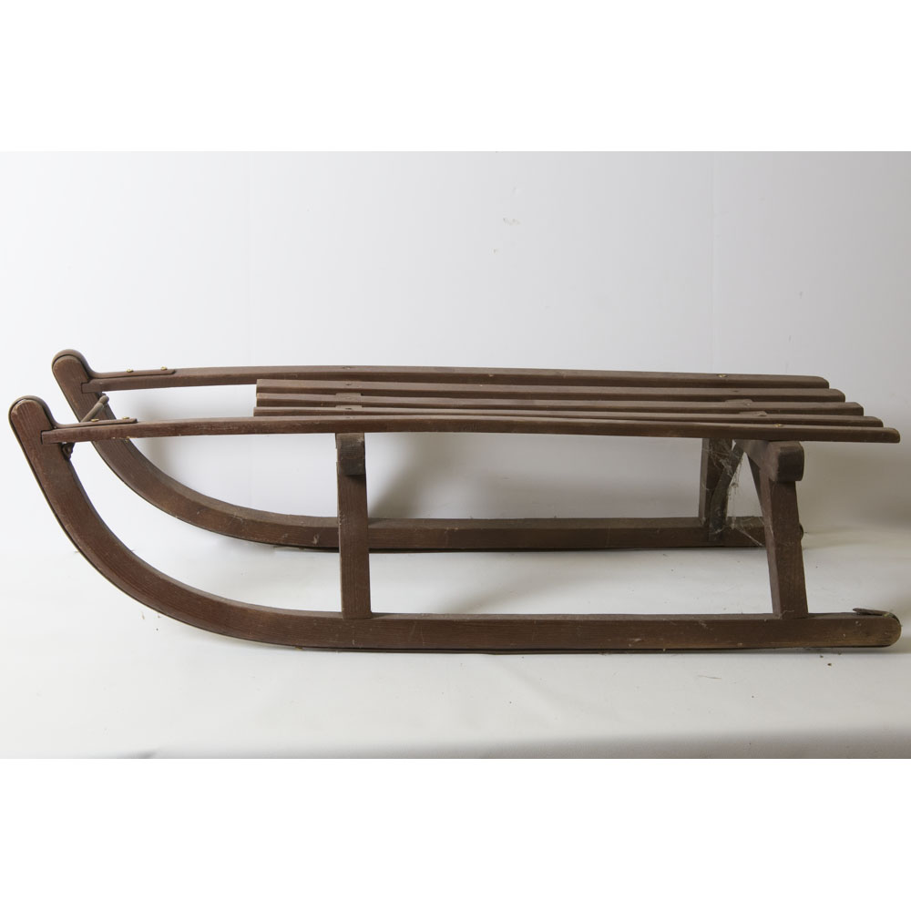 Vintage Wood Sled