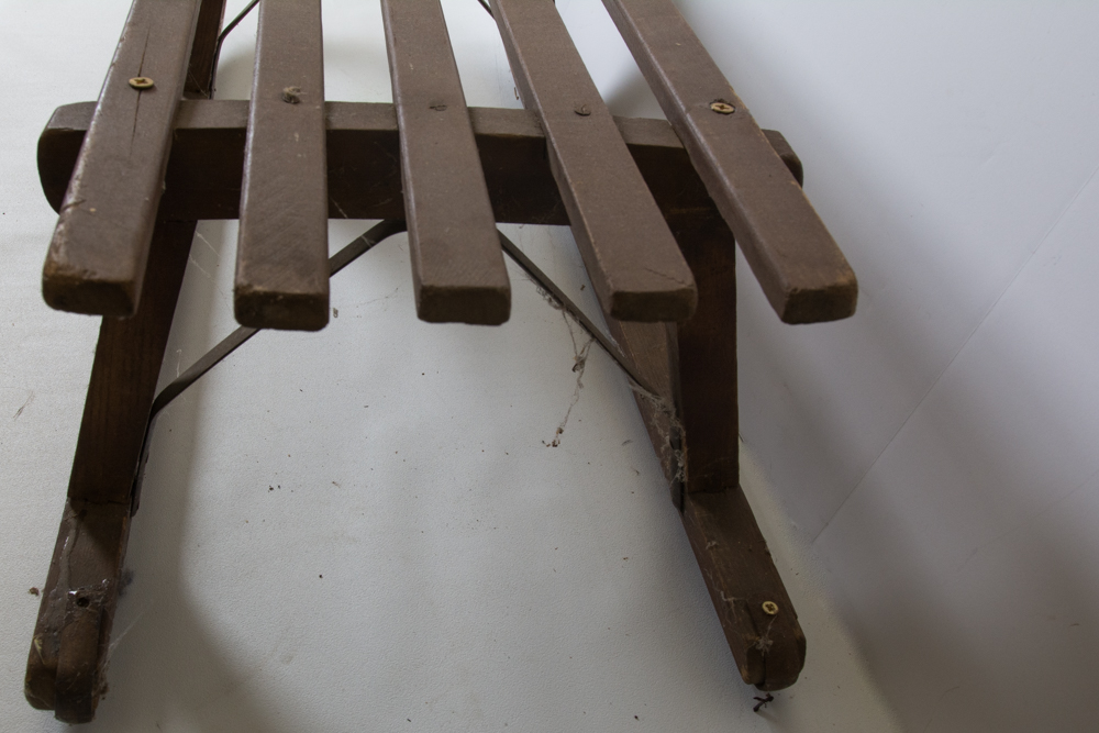 Vintage Wood Sled