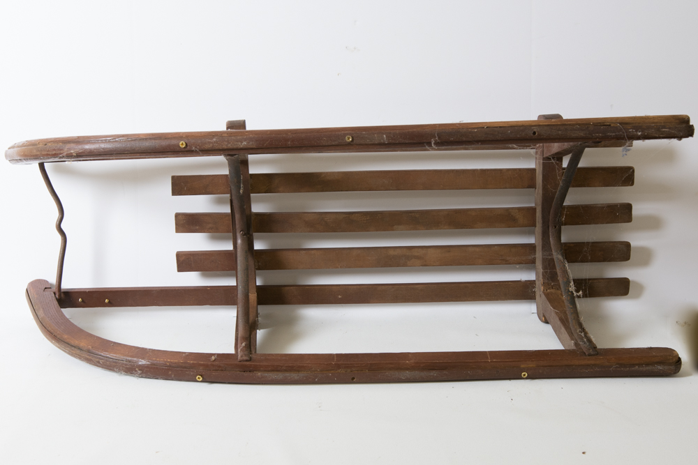 Vintage Wood Sled