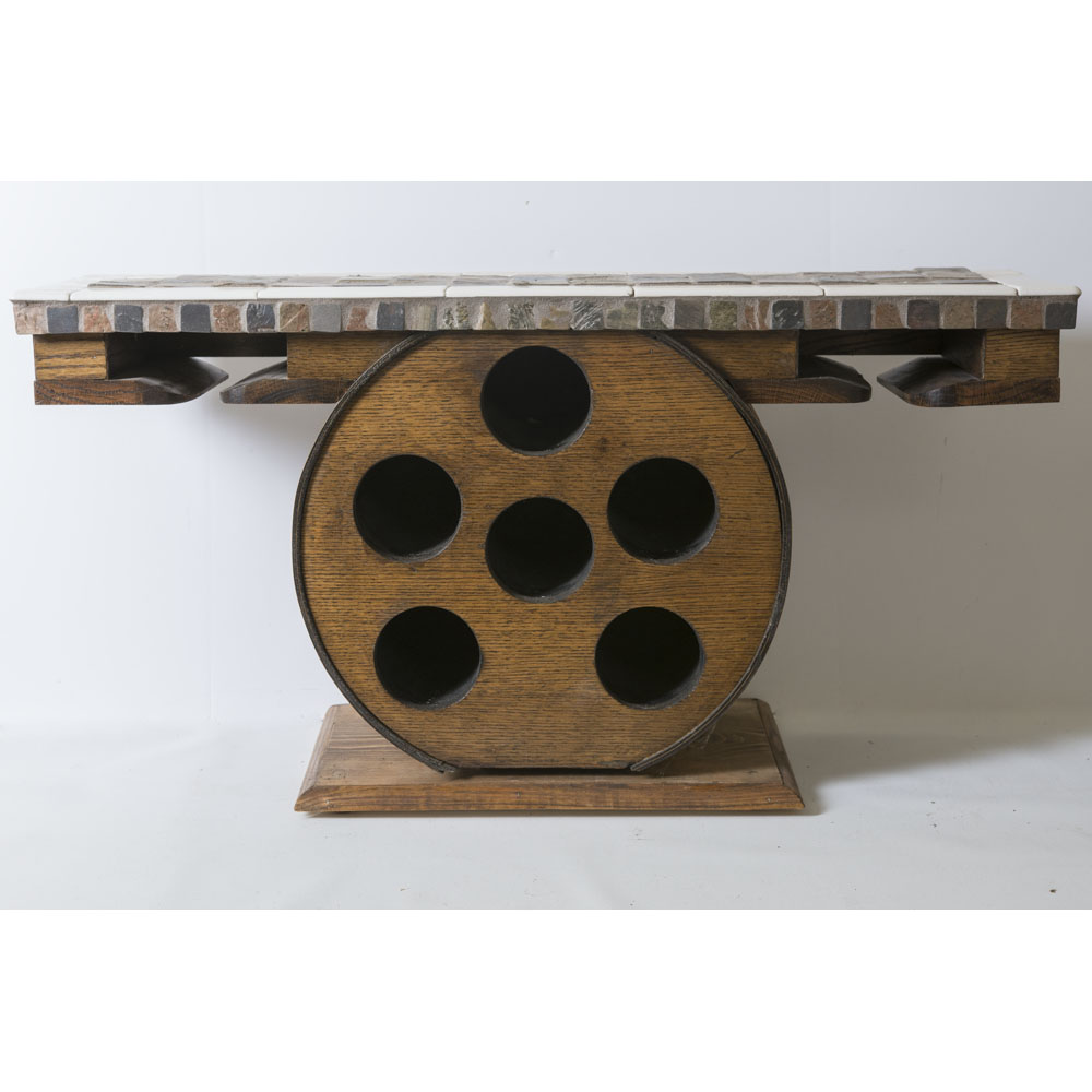 Unique Handmade Wine Rack Table