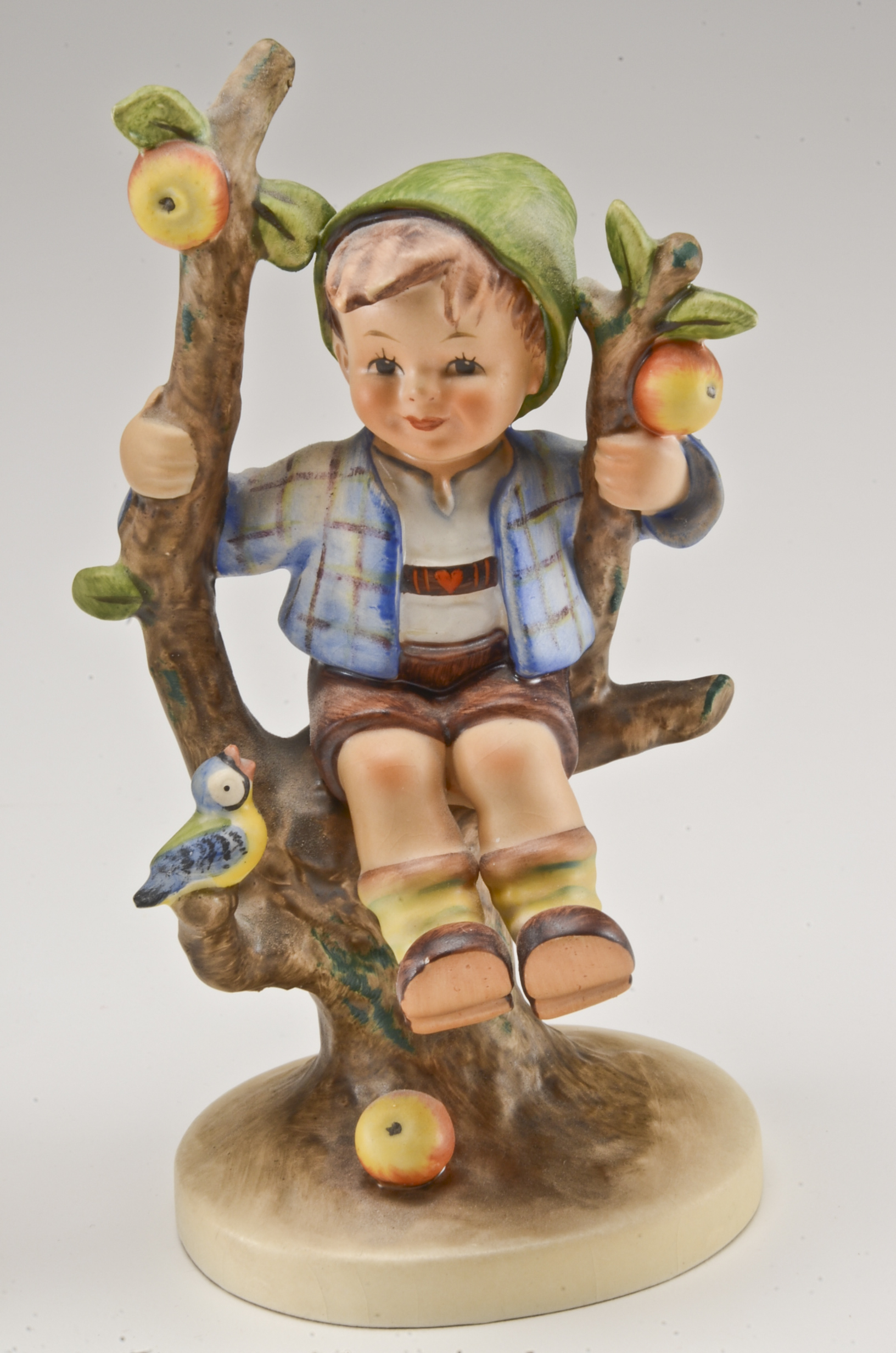 Hummel "Apple Tree Boy" and "Apple Tree Girl" Figurines