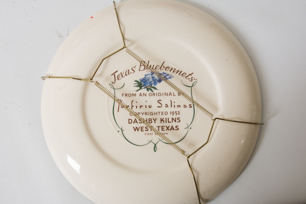 Collection of Ceramic Texas Themed Decor