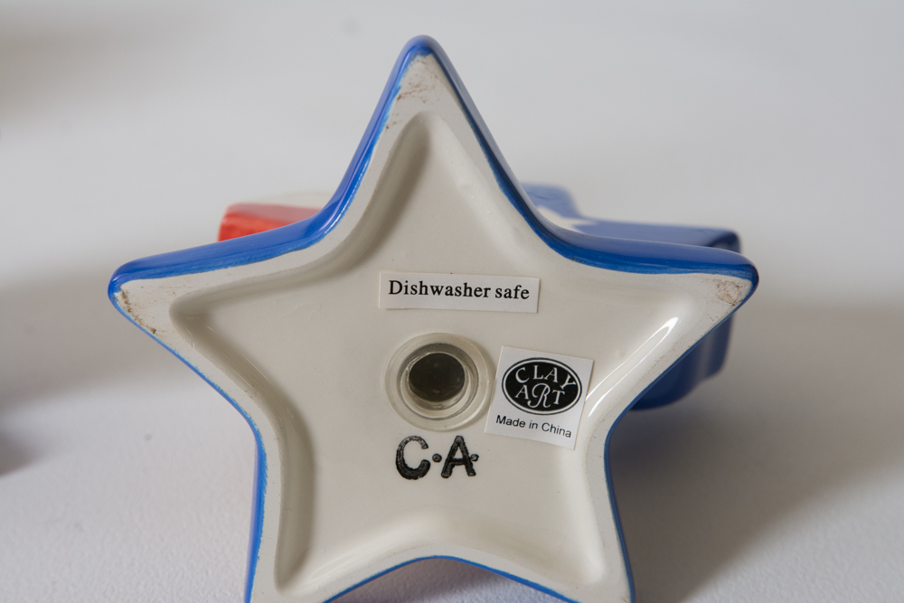 Collection of Ceramic Texas Themed Decor