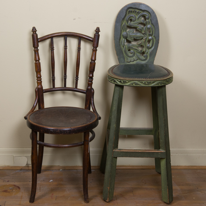 Pair of Decorative Wood Chairs