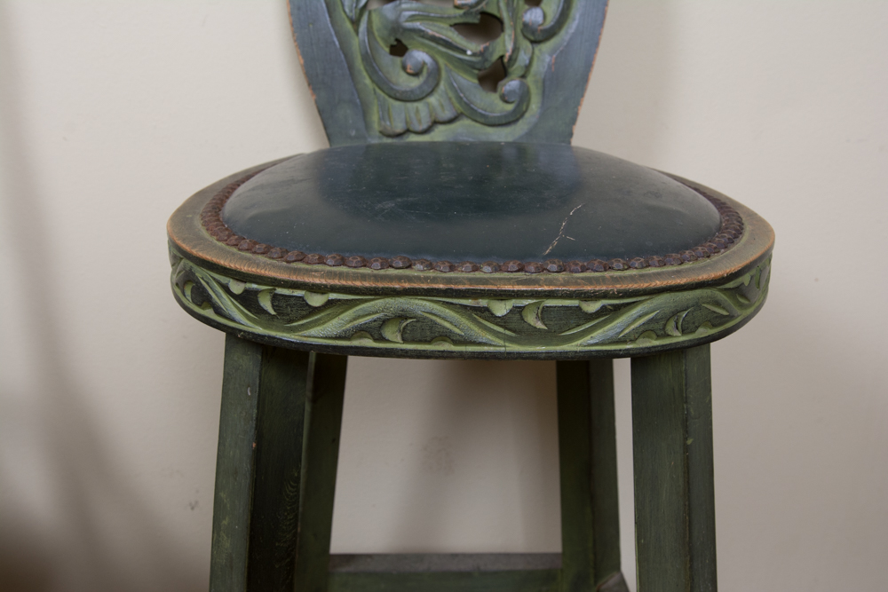Pair of Decorative Wood Chairs