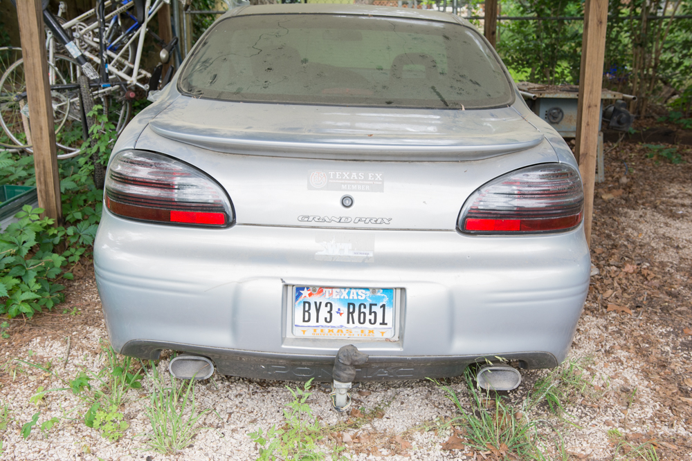 Silver Pontiac Supercharged Grand Prix