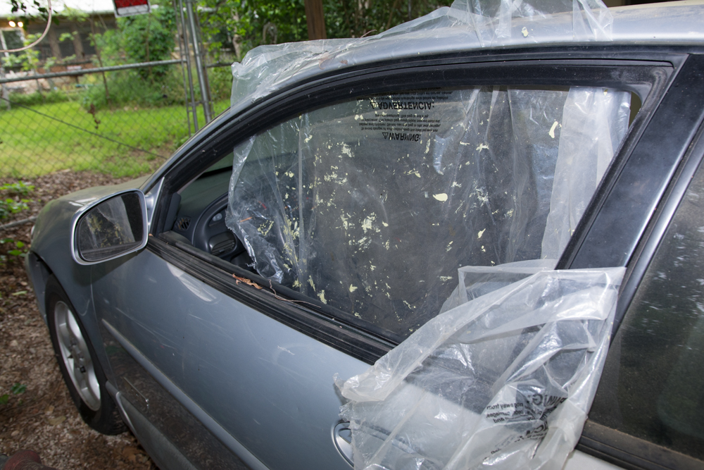 Silver Pontiac Supercharged Grand Prix