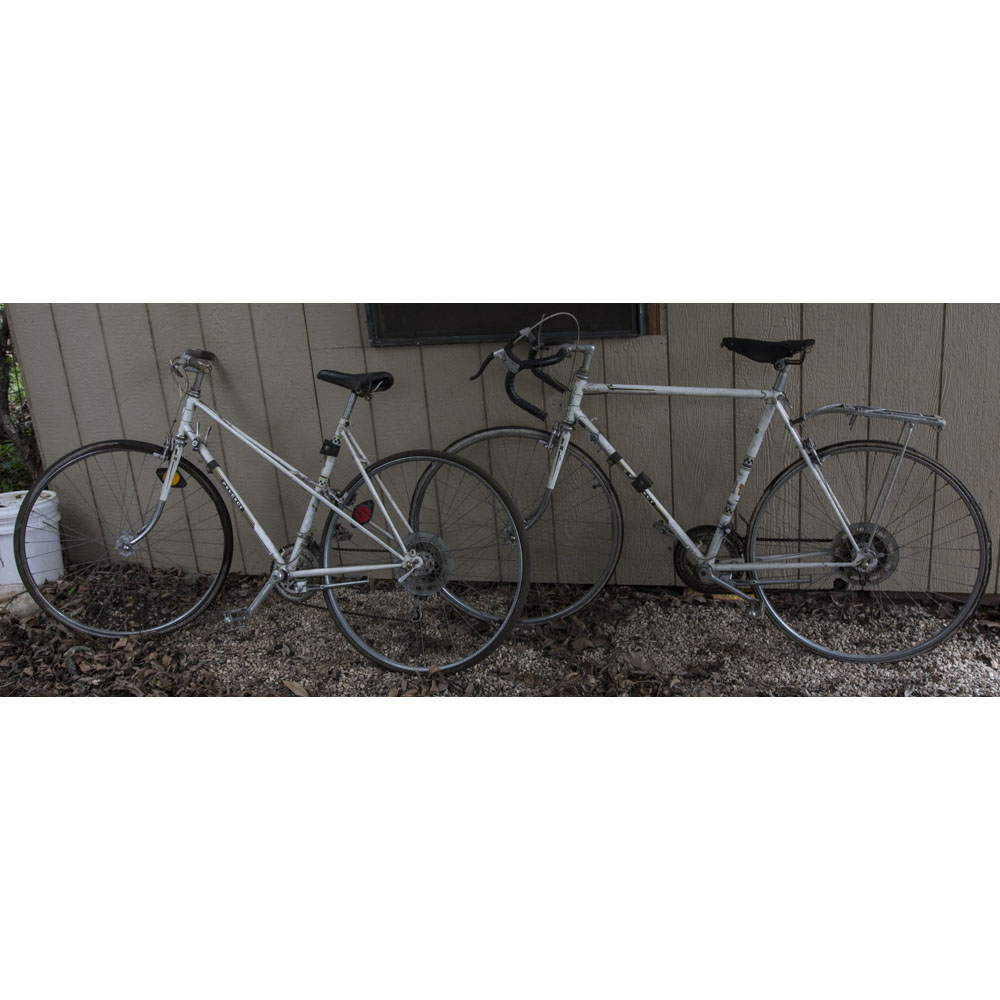 Pair of Vintage Peugeot Bicycles