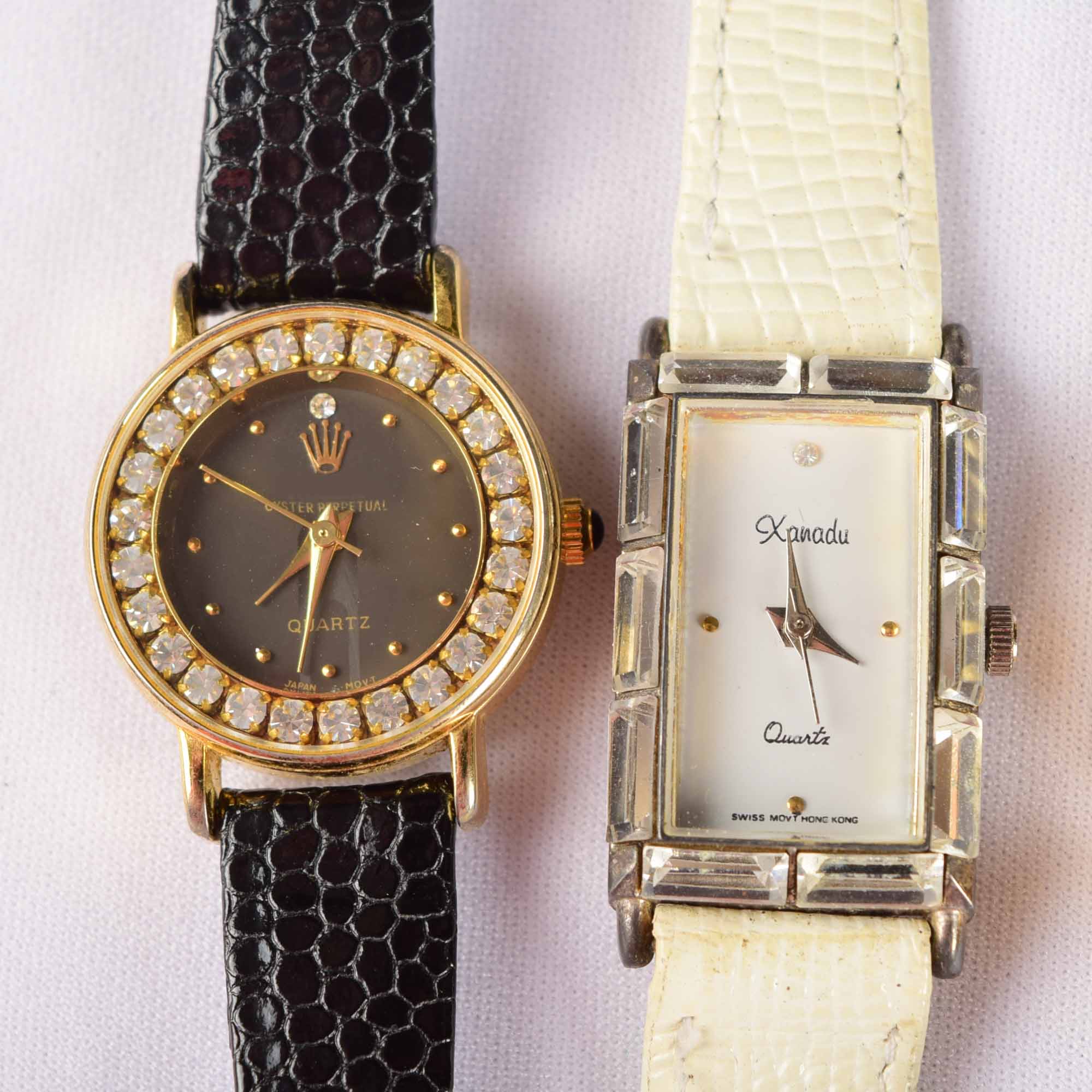 Collection of Black and White Quartz Watches