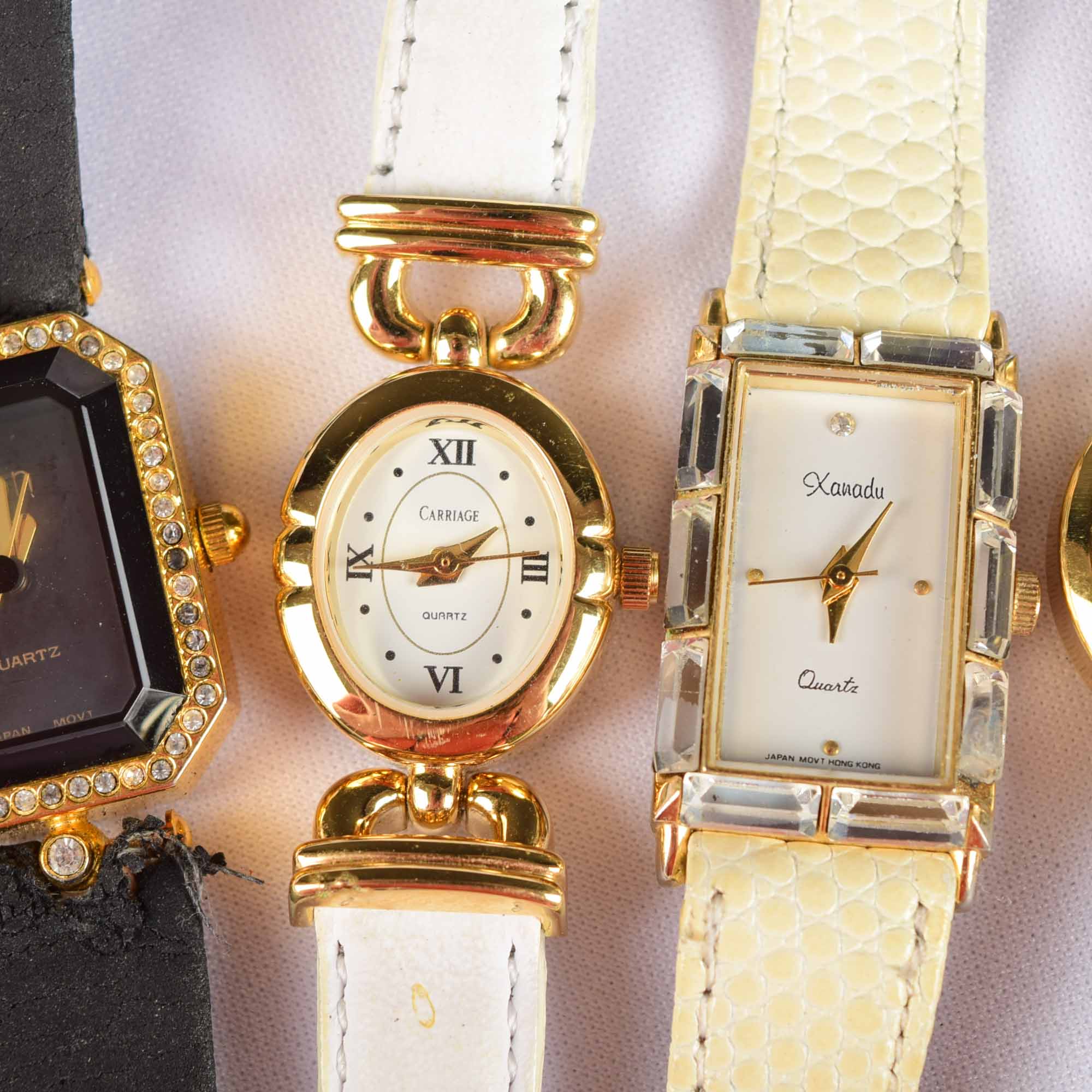 Collection of Black and White Quartz Watches