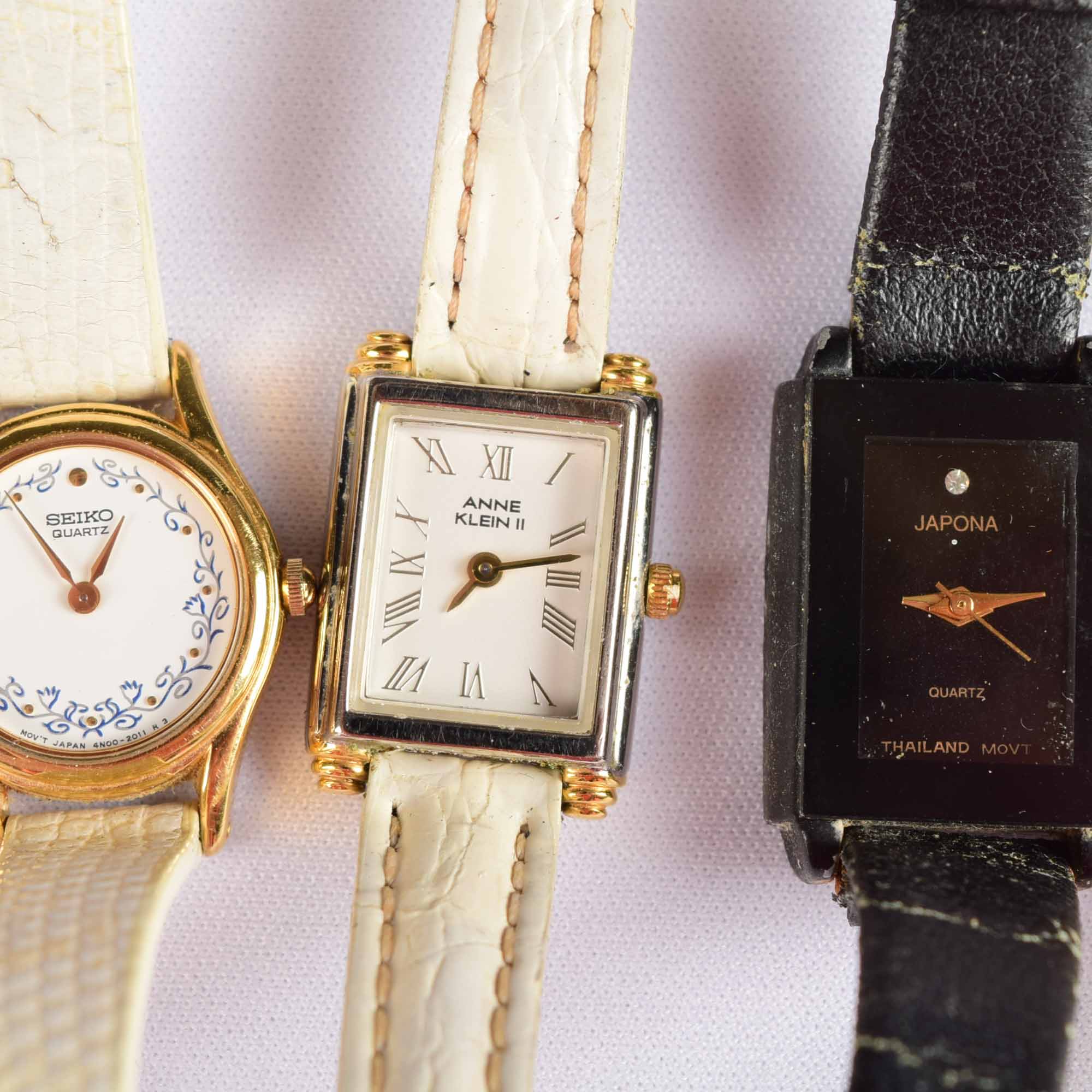 Collection of Black and White Quartz Watches