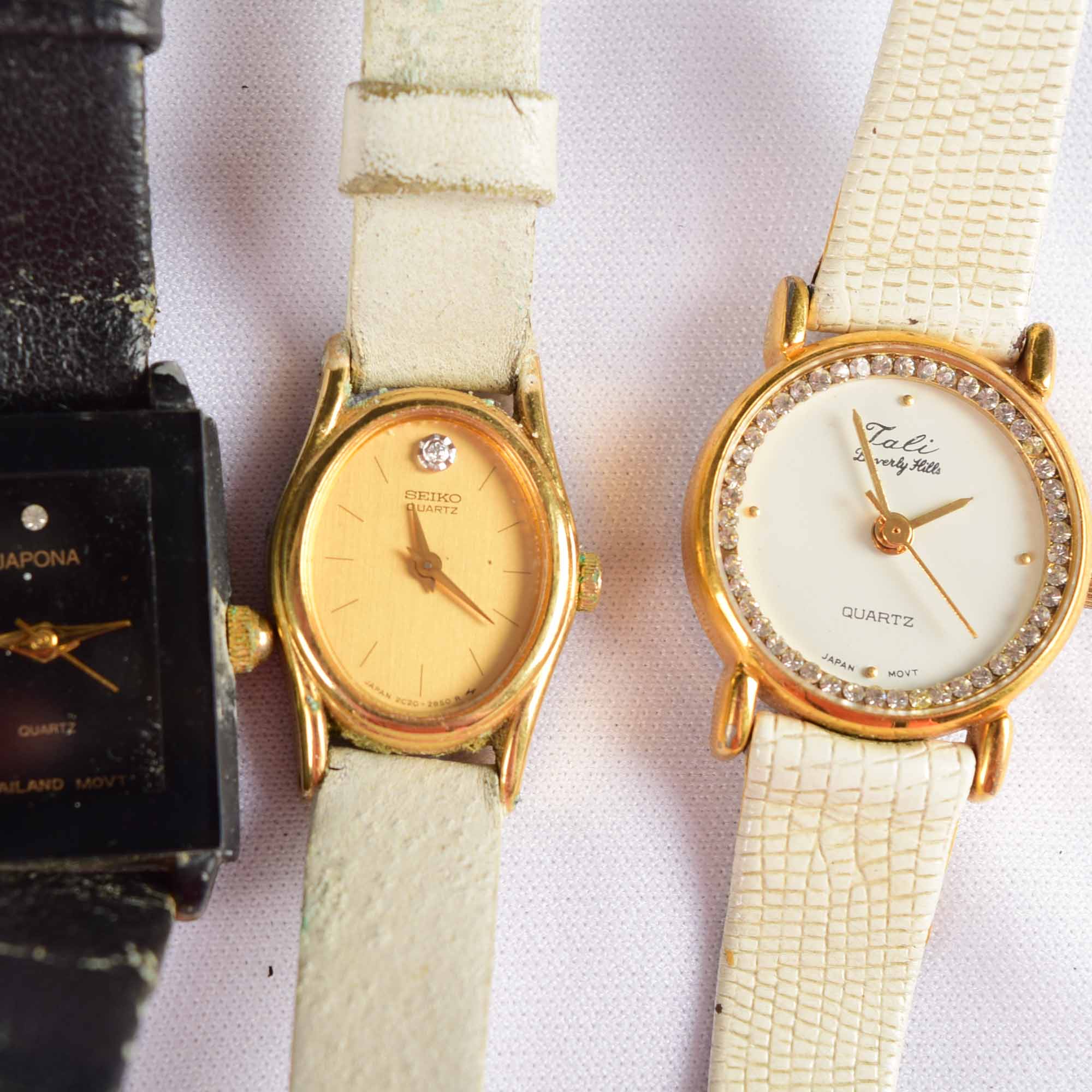 Collection of Black and White Quartz Watches