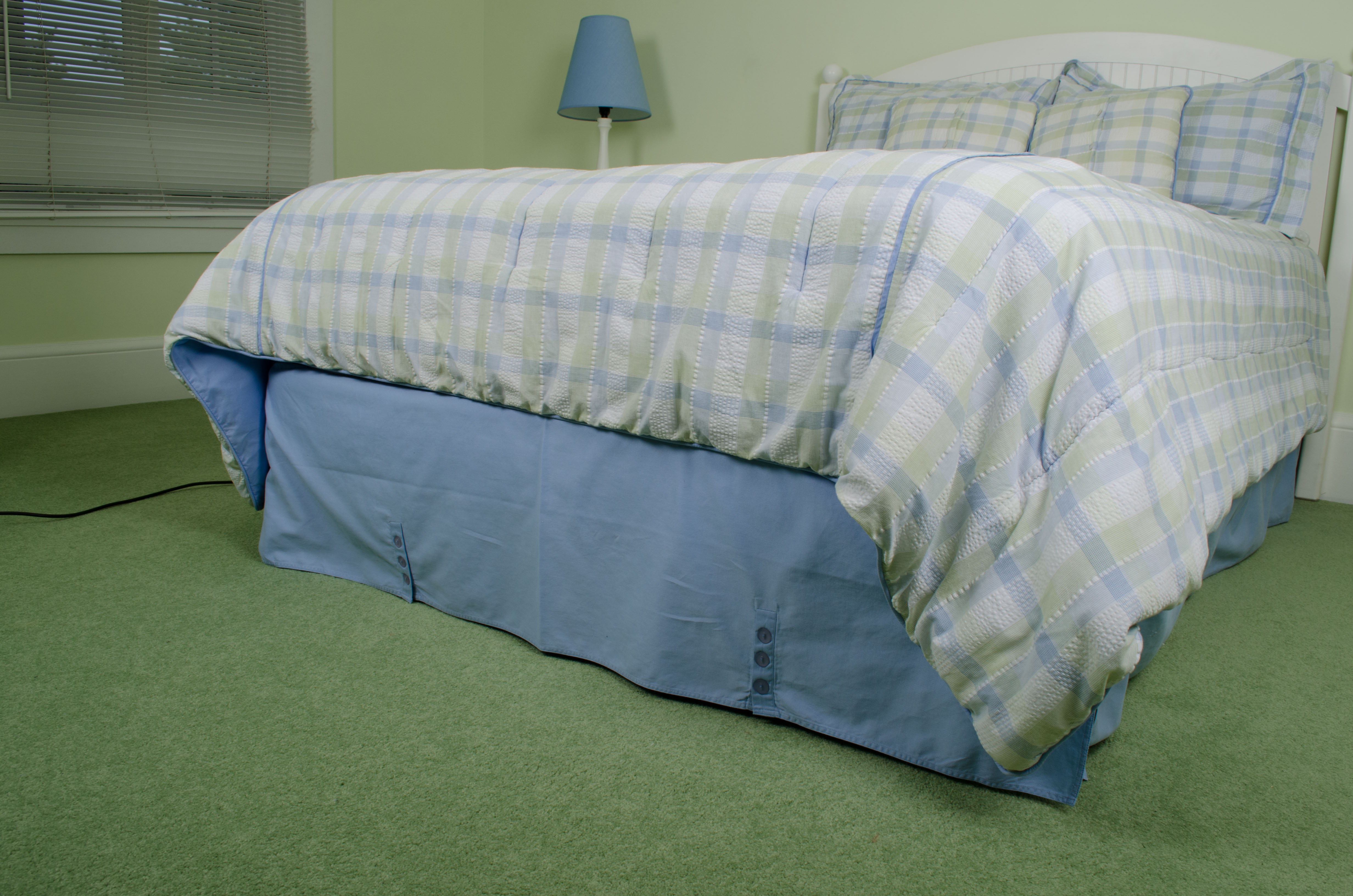 White Beadboard Full Headboard