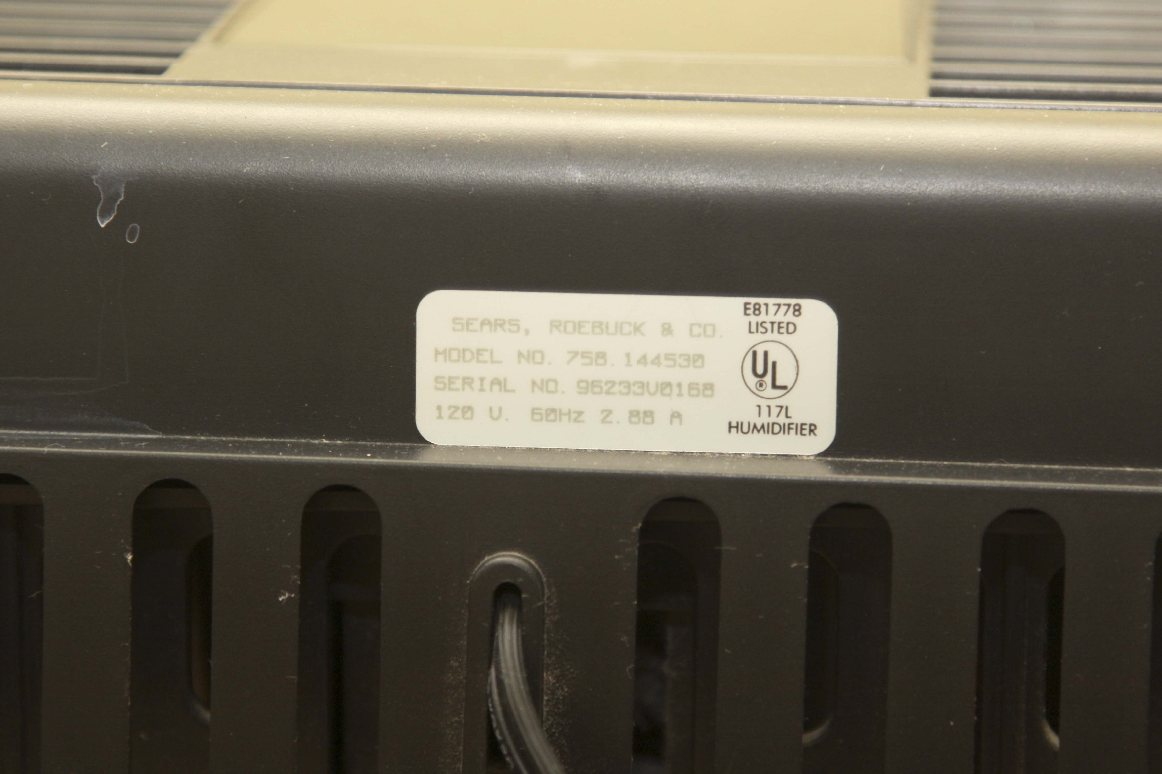 Kenmore Quiet Comfort II Humidifier