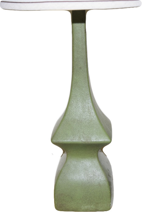 Lamp with Green Ceramic Base