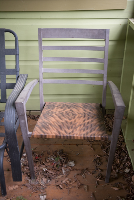 Swinging Bench and Patio Chair