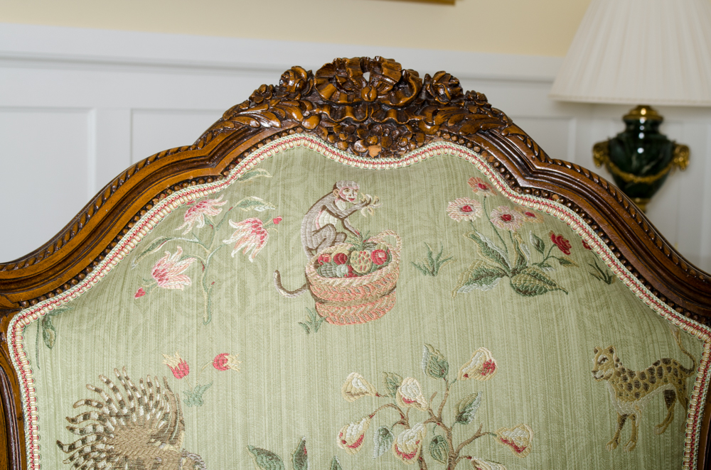 Vintage Louis XV Style WIng Chair