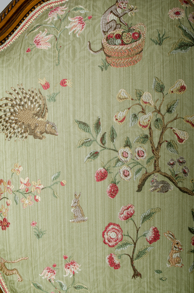 Vintage Louis XV Style WIng Chair