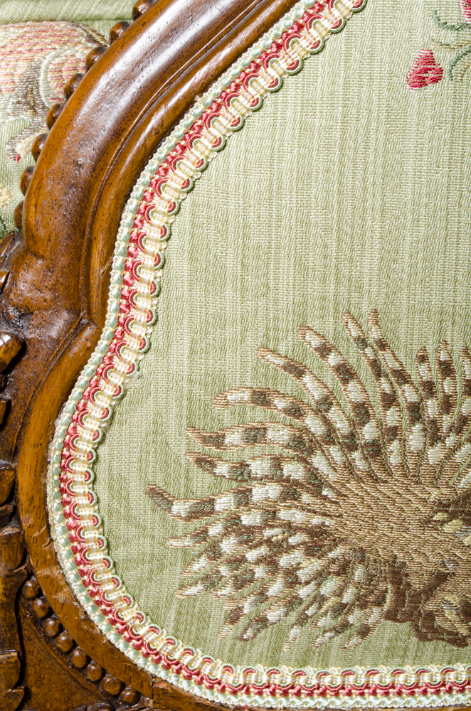 Vintage Louis XV Style WIng Chair