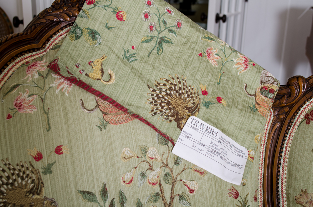 Vintage Louis XV Style WIng Chair