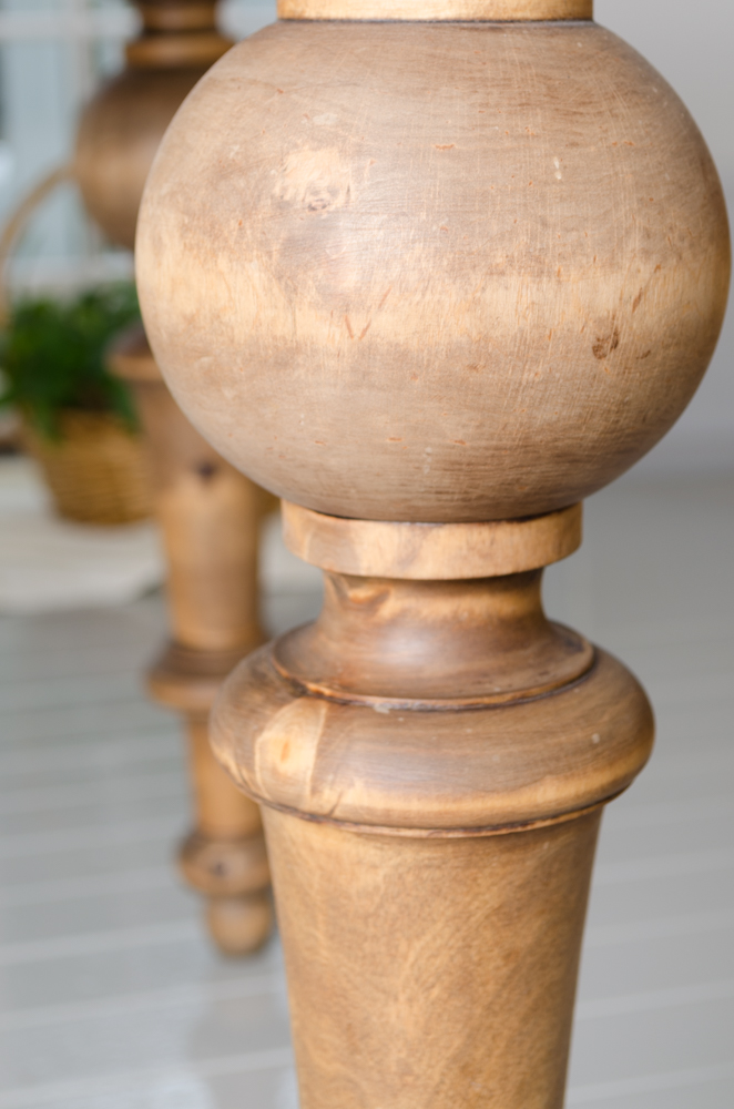 Antique Round Pine Table