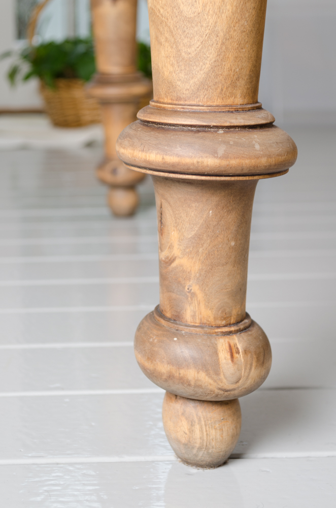 Antique Round Pine Table