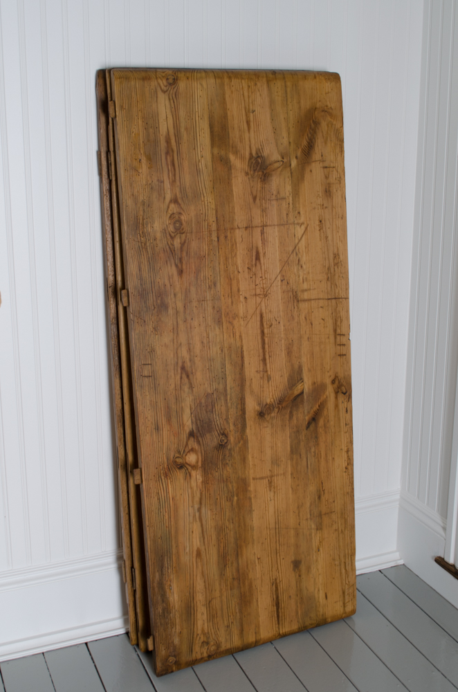 Antique Round Pine Table