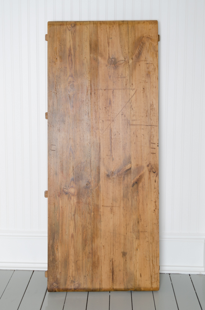 Antique Round Pine Table