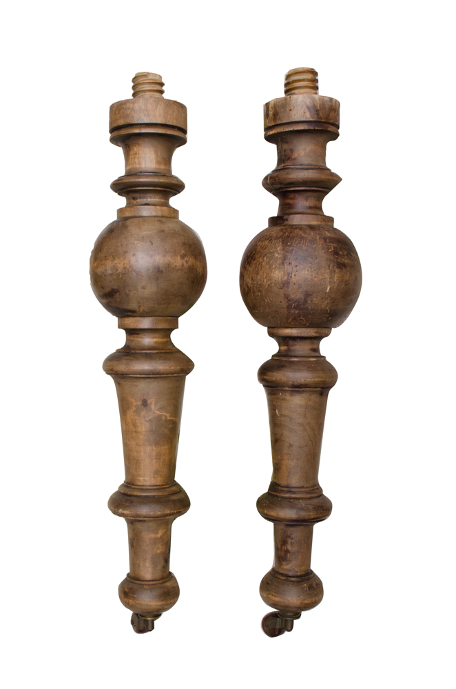 Antique Round Pine Table