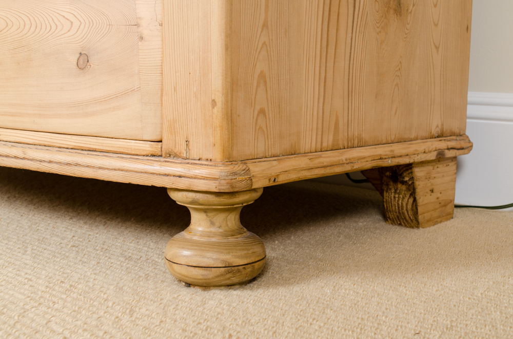 Antique Pine Bowfront Chest