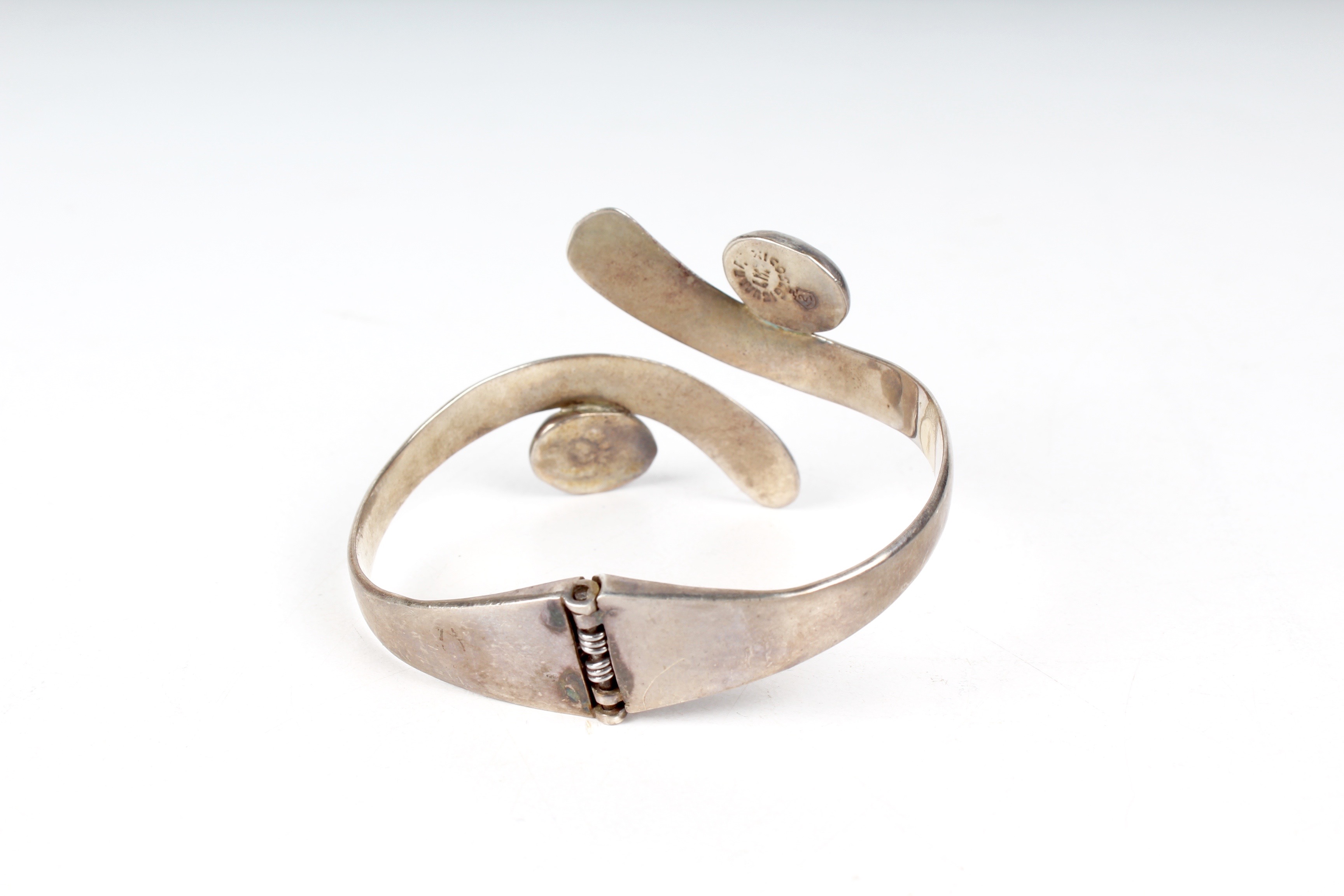 1950's Mexican Silver Cuff Bracelet