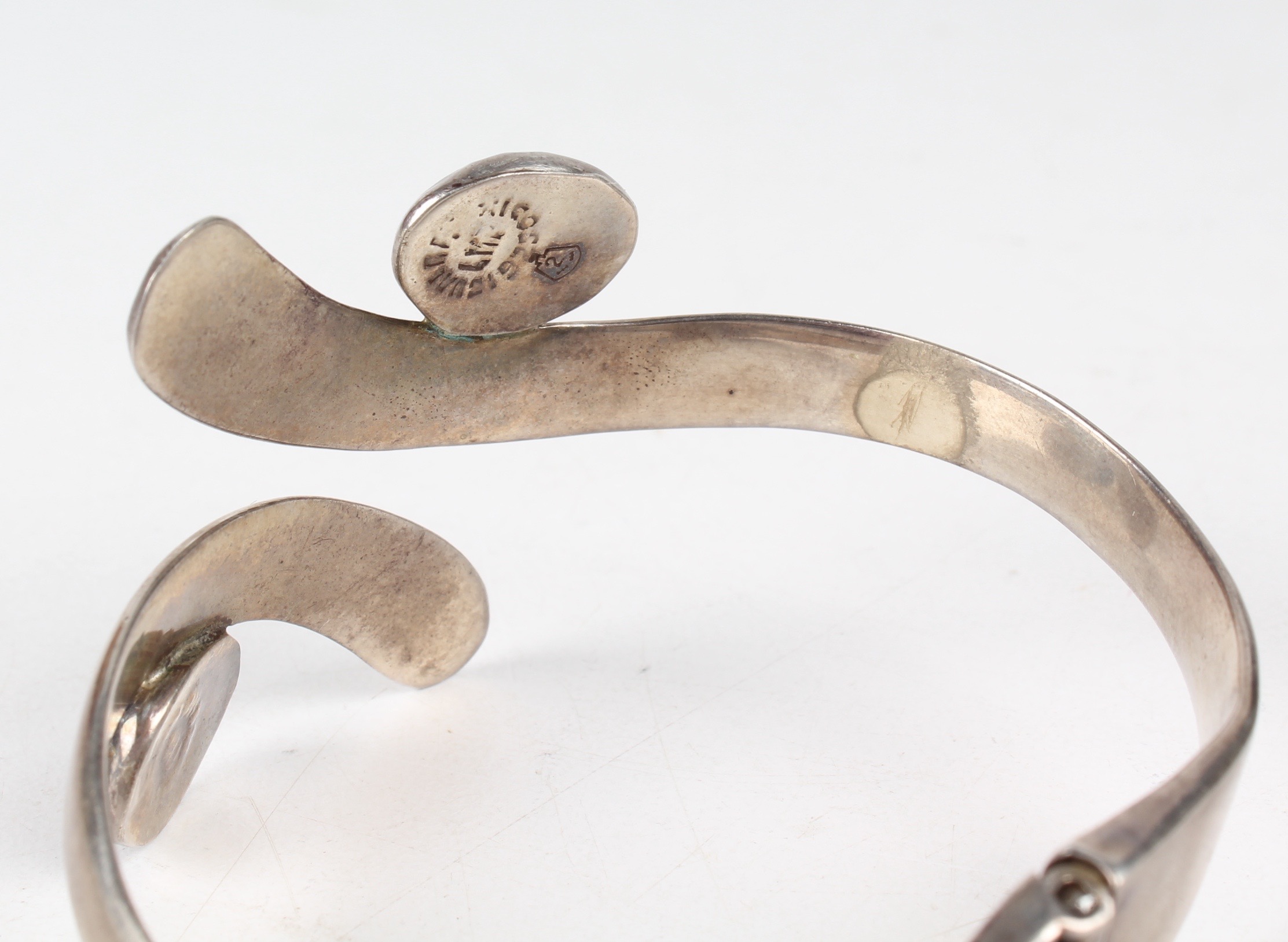 1950's Mexican Silver Cuff Bracelet