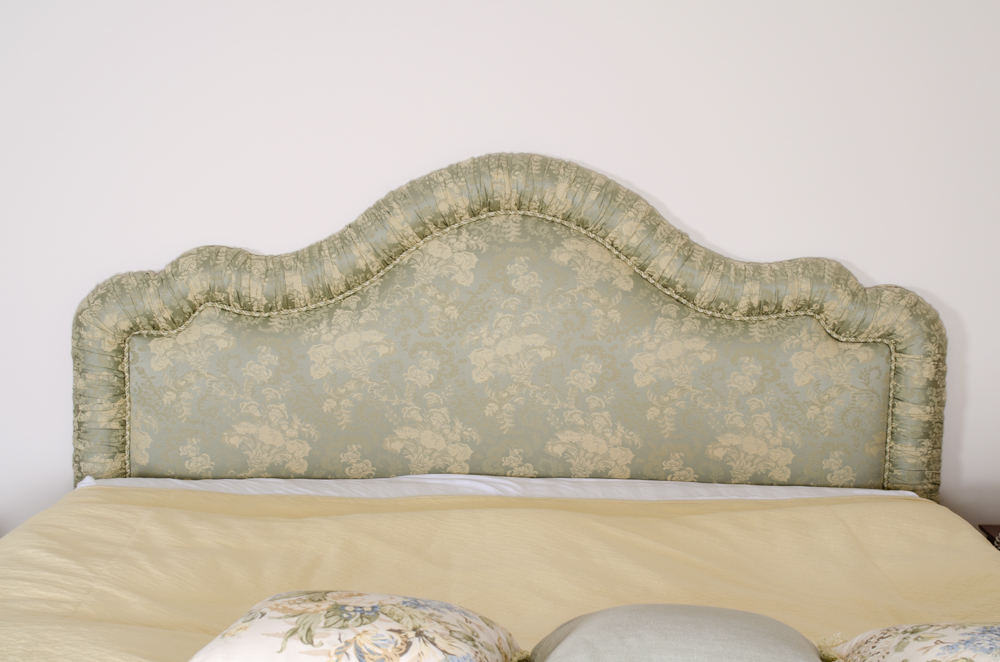 Custom King Floral Damask Headboard