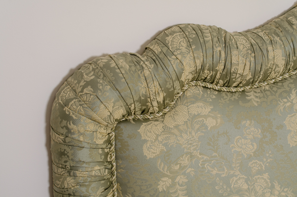 Custom King Floral Damask Headboard