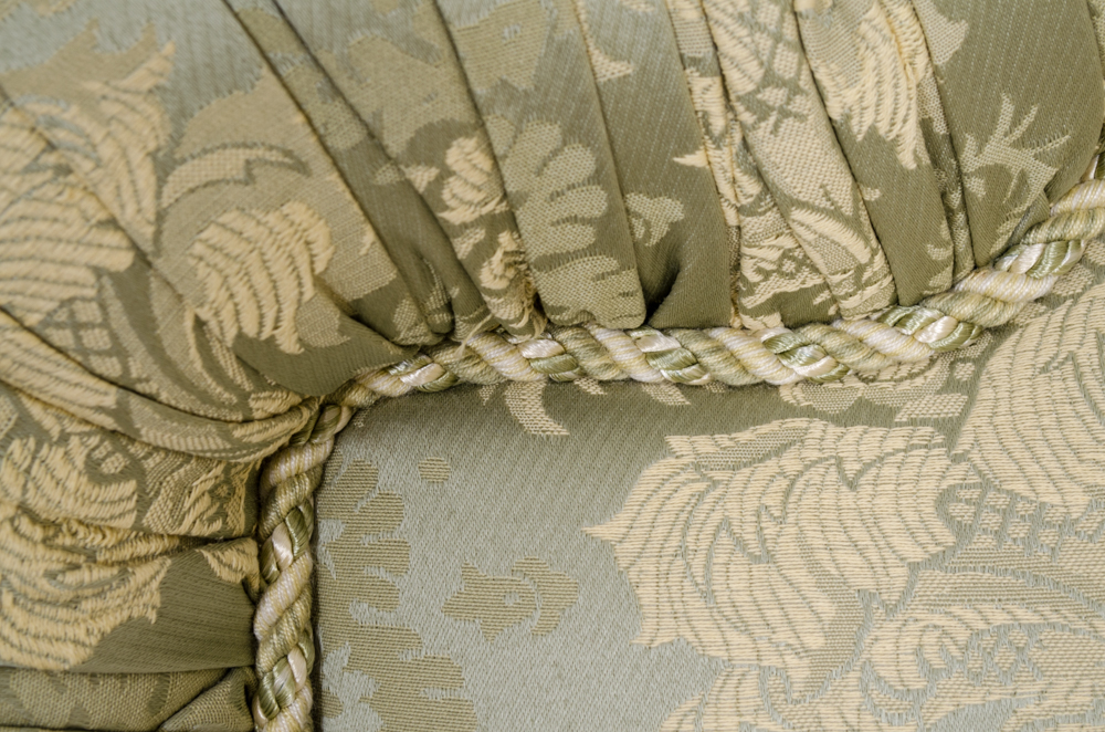 Custom King Floral Damask Headboard