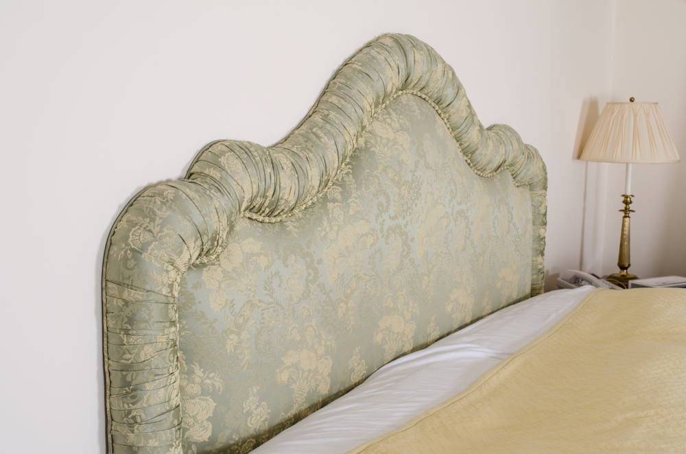 Custom King Floral Damask Headboard