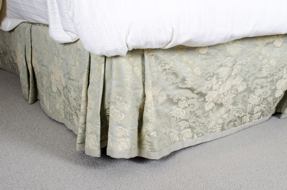 Custom King Floral Damask Headboard