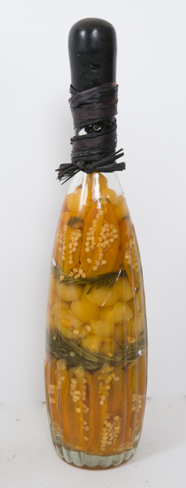 Collection of Kitchen Decor and Bottles