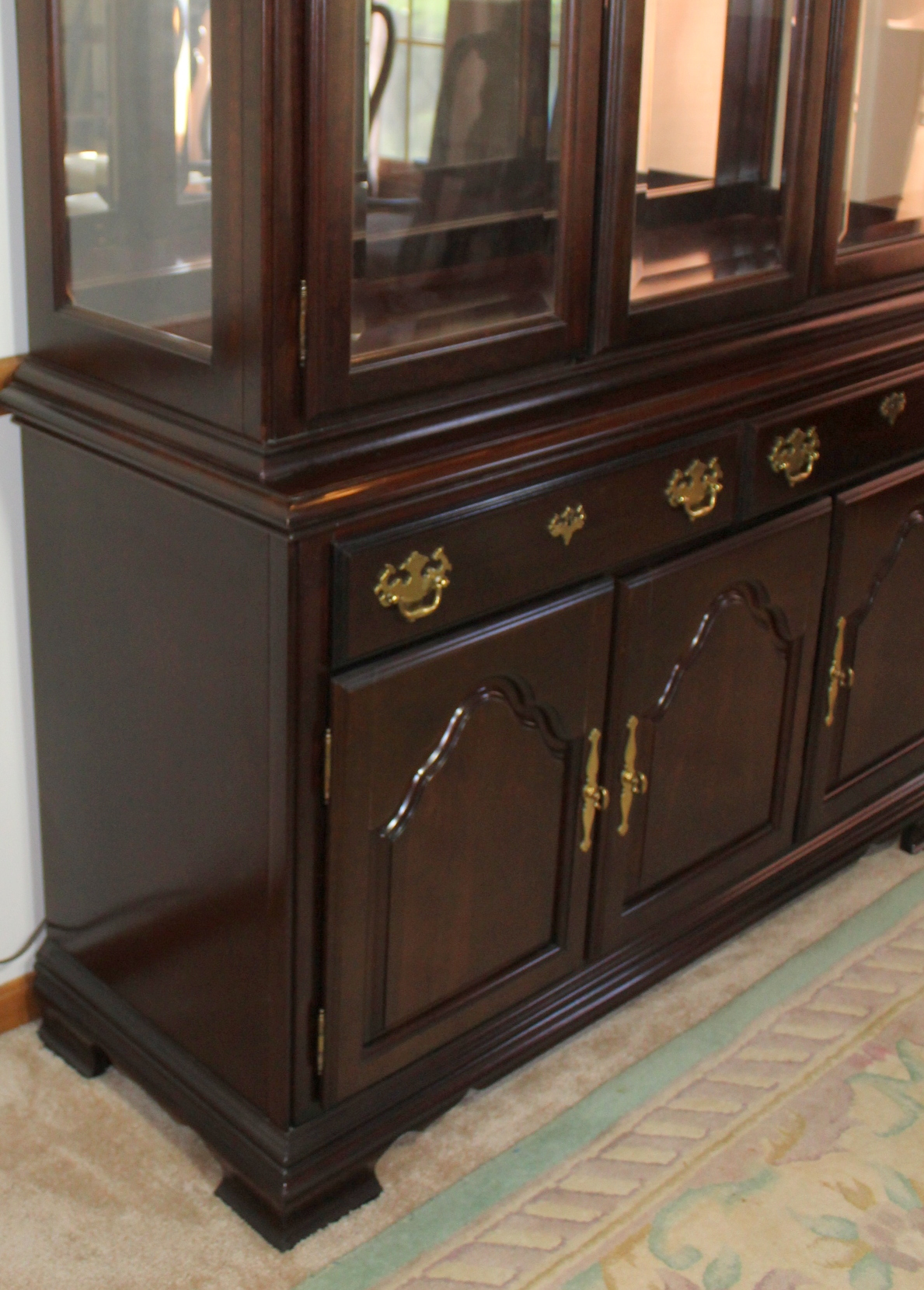 Kincaid "Cherry Mountain" Lighted China Cabinet